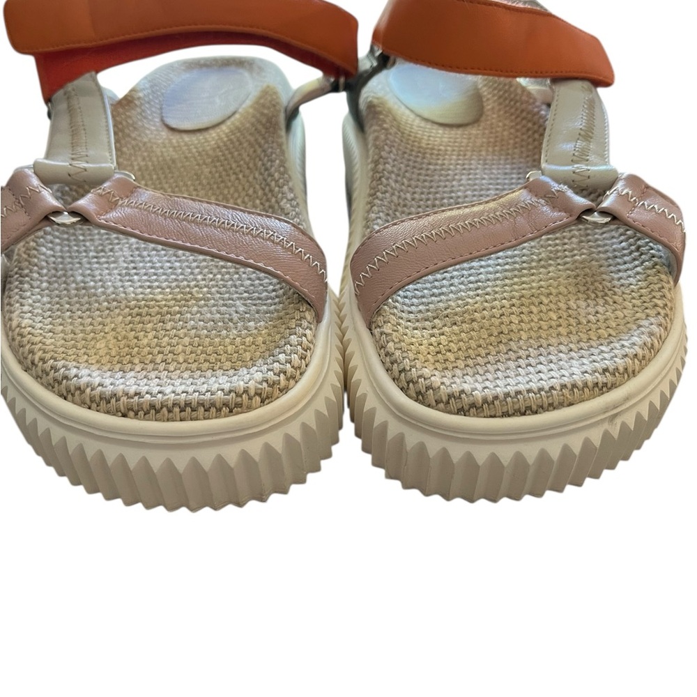 VOILE BLANCHE Lisa 20 Leather Multicolor Sandals - Picture 3 of 7